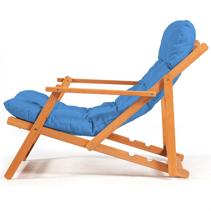 Hanah Home Silla de Jardín My008 - Azul y Natural